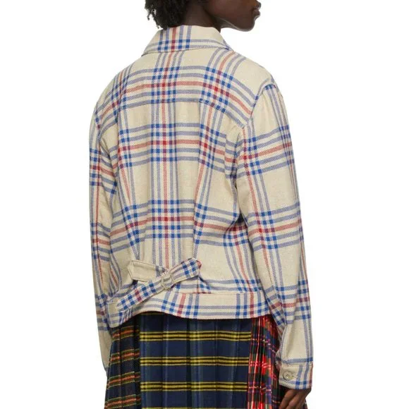 VIVIENNE WESTWOOD Beige Tartan Type 3 Jacket - Picture 6 of 16